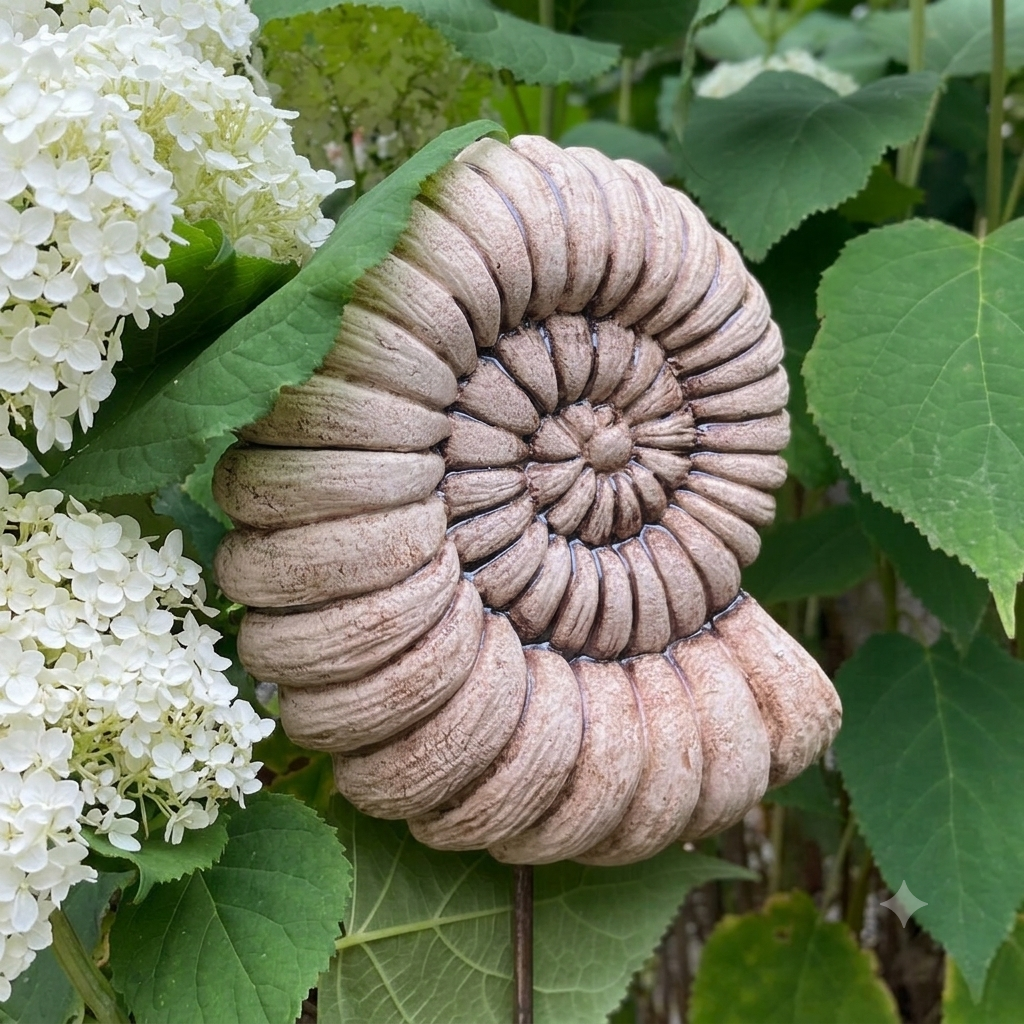 Ammonite for Stele / Ceramics