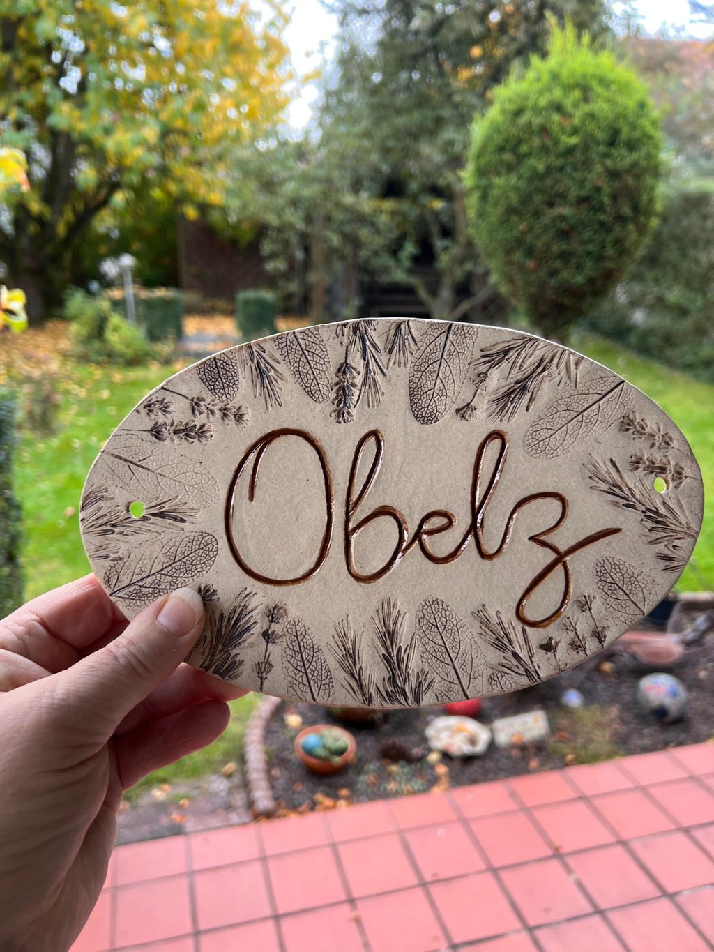 Pure Nature - Ceramic Sign