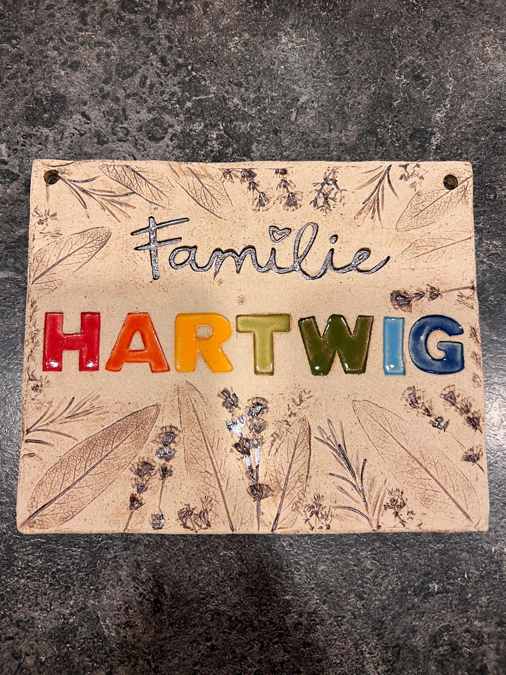 Name Plate - Ceramic