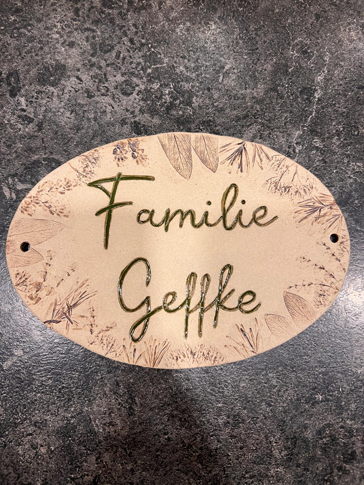 Pure Nature - Ceramic Sign