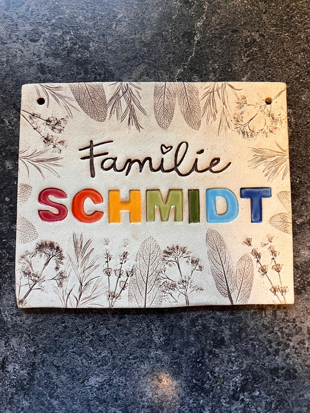 Name Plate - Ceramic