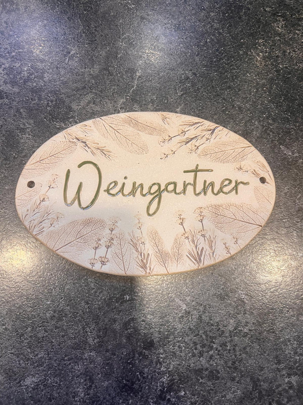 Pure Nature - Ceramic Sign