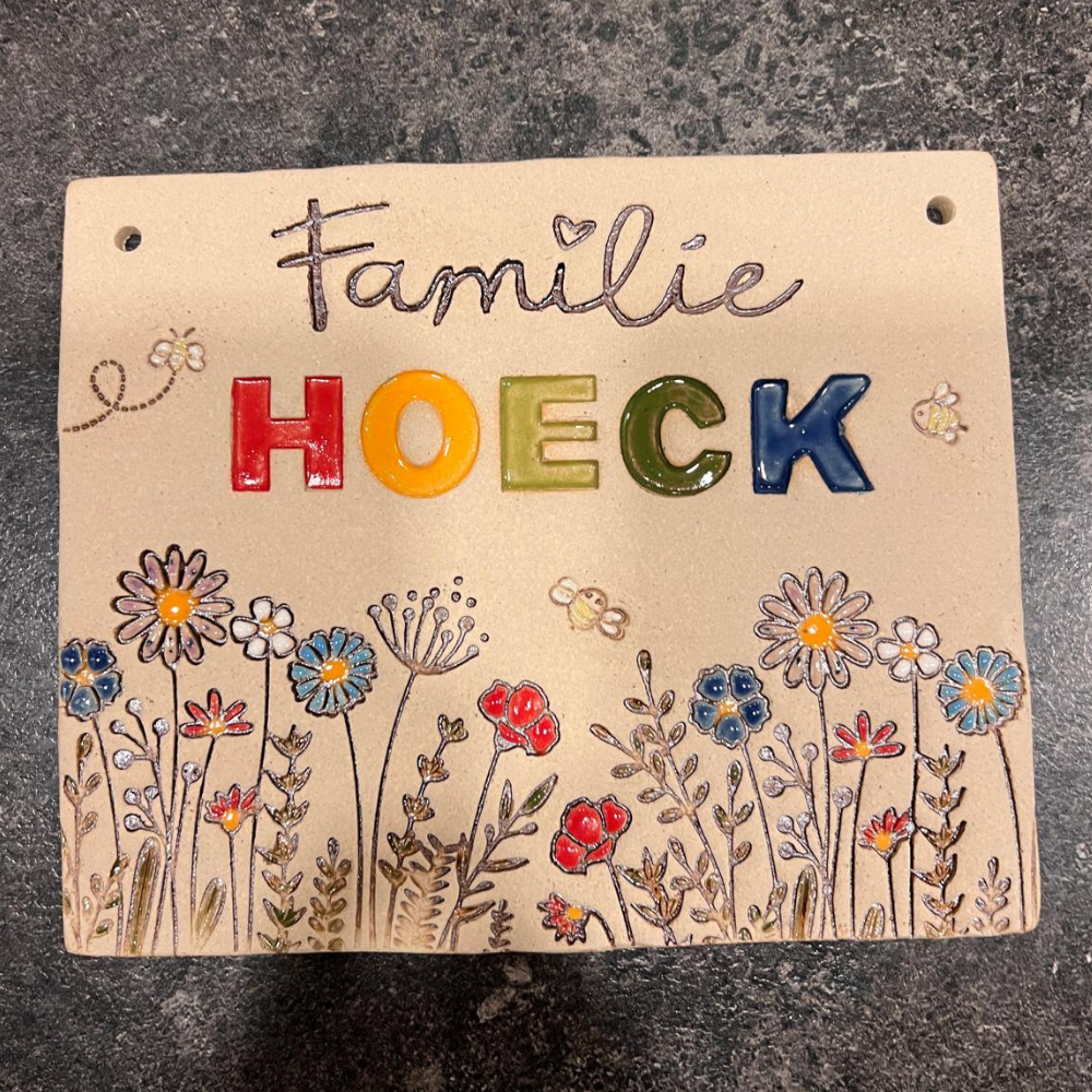 Family sign - Ceramic