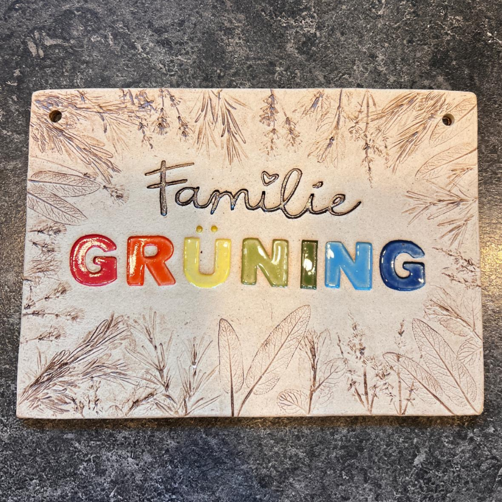 Name Plate - Ceramic